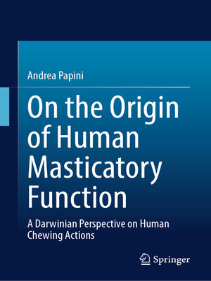 cover image of On the Origin of Human Masticatory Function